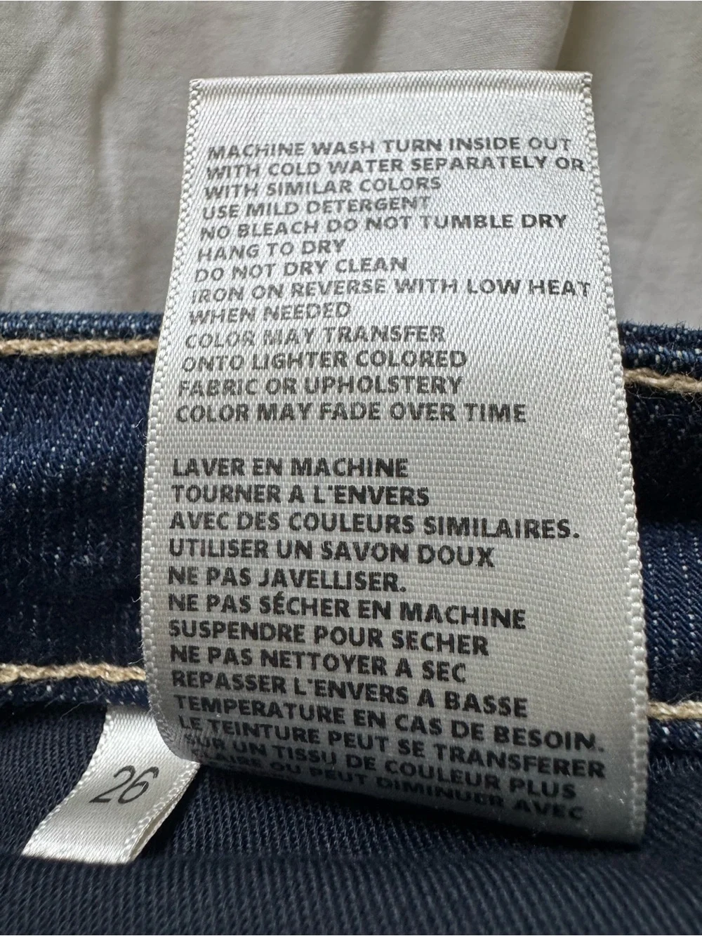 L’agence Lenora Low Rise Dark Wash Koval Jeans size 26 - Picture 11 of 11